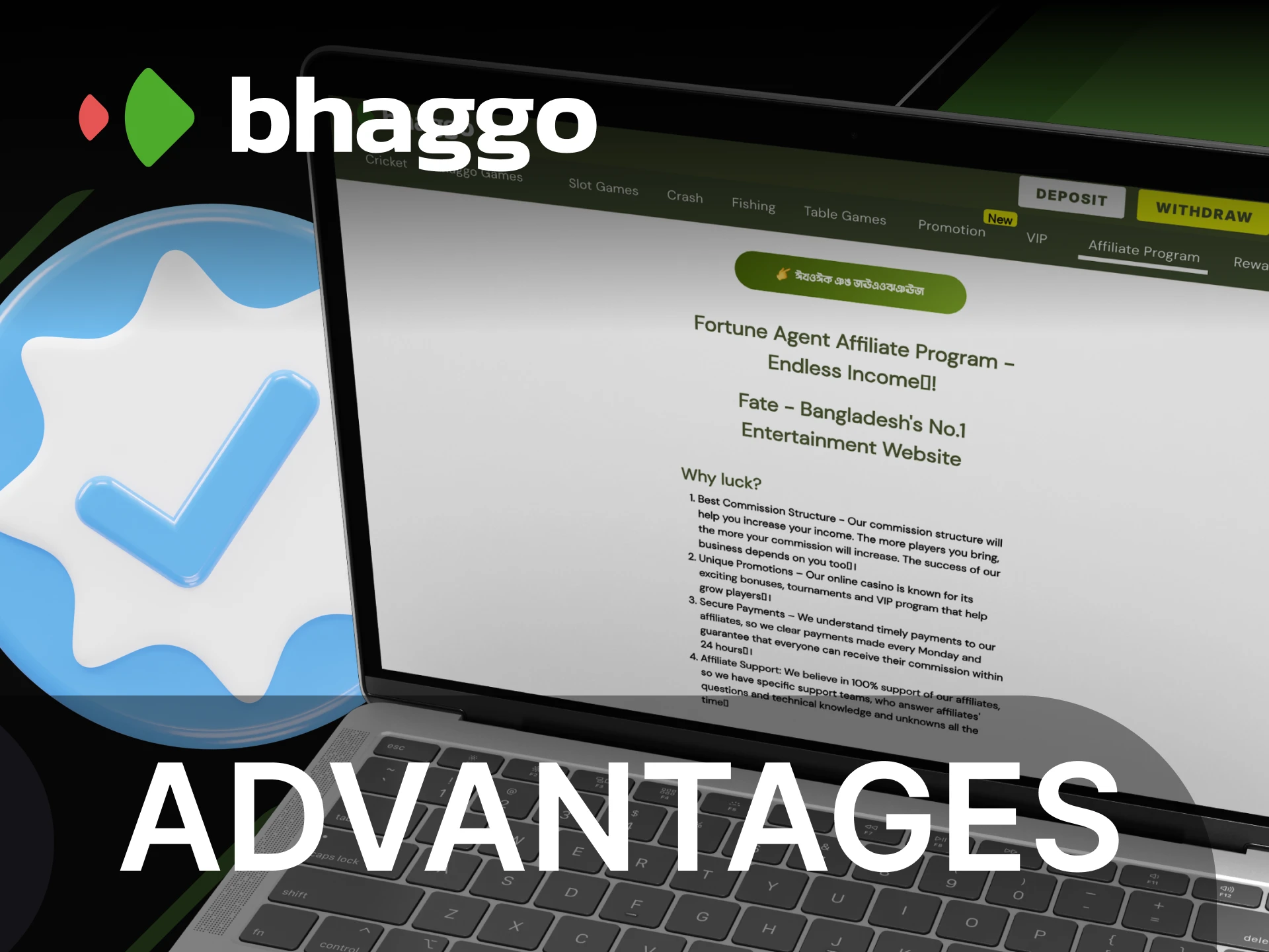 Why should I choose Bhaggo online casino affiliate program.